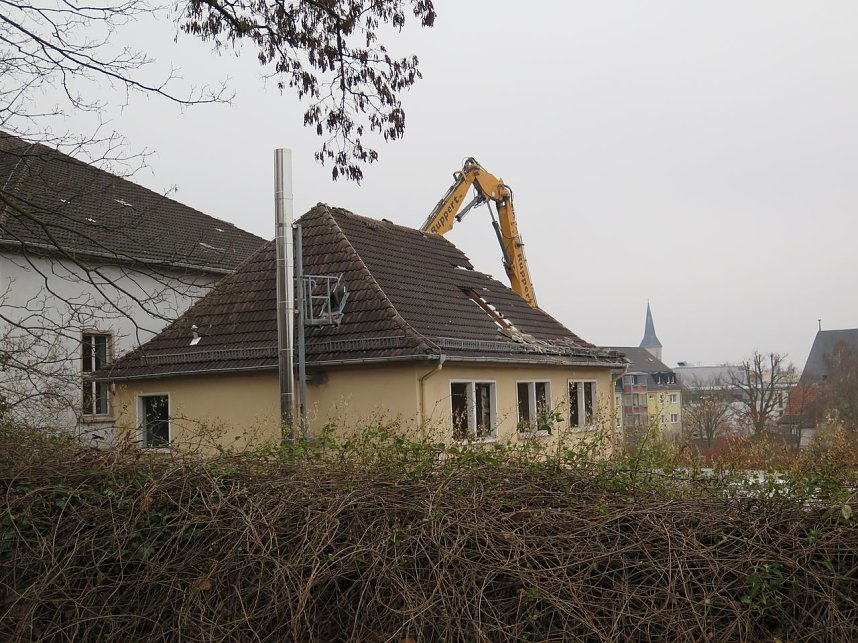 Der Abriss hat begonnen