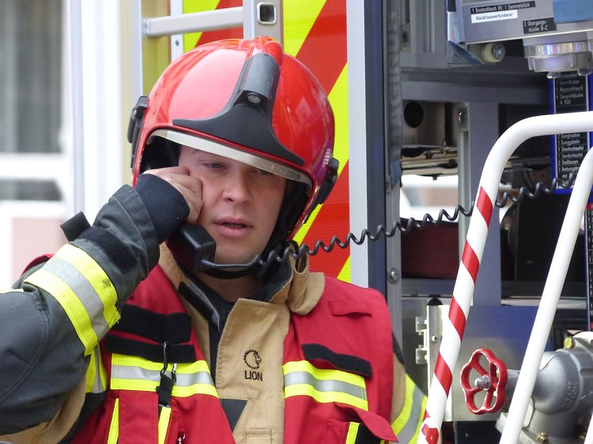 Einsatz in der Justus-Jonas-Stra&szlig;e