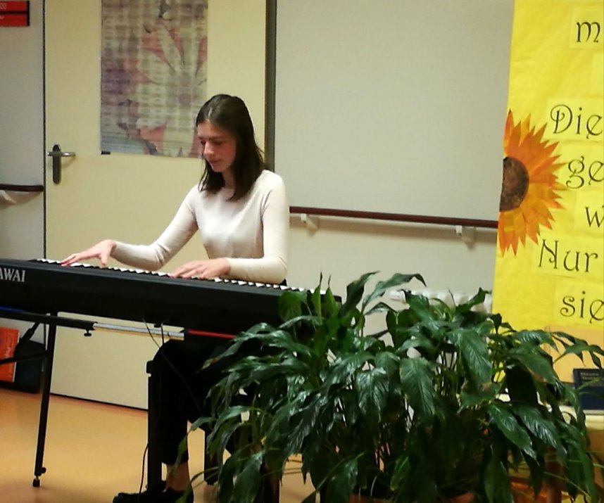 Der Schwimmverein Nordhausen organisiert alle sechs bis acht Wochen ein Konzert f&uuml;r die Patienten und G&auml;ste auf der Palliativstation.