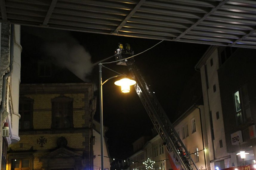 Dachstuhlbrand in Sondershausen