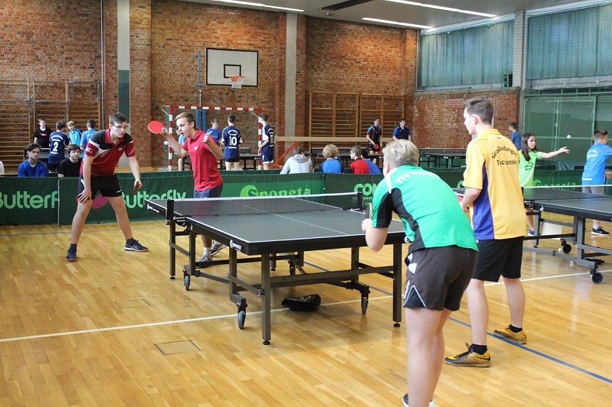 Am vergangenen Mittwoch trafen sich acht Schulmannschaften des Landkreises Nordhausen um das Kreisfinale im Tischtennis der WK I � IV auszutragen