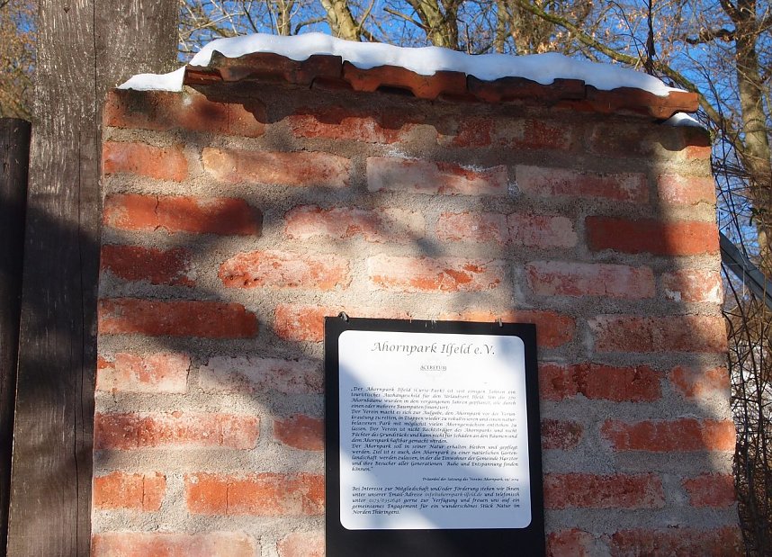 Gr&uuml;&szlig;e aus dem Ahornpark Ilfeld