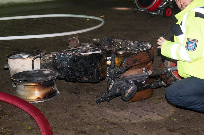 Brand in der K&auml;the-Kollwitz-Stra&szlig;e