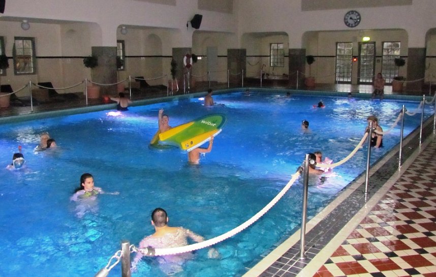 Badehaus sagte Danke