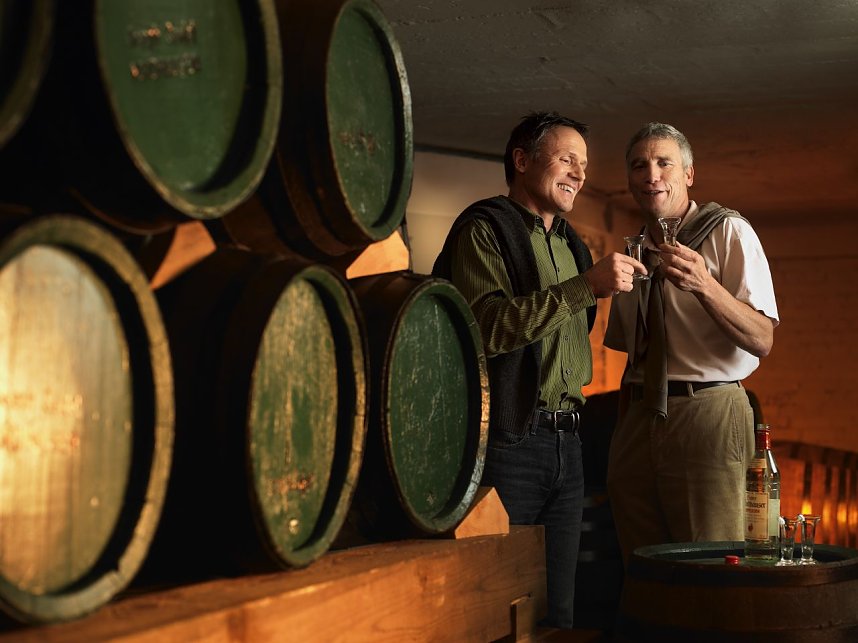 Volles Programm in der Traditionsbrennerei 