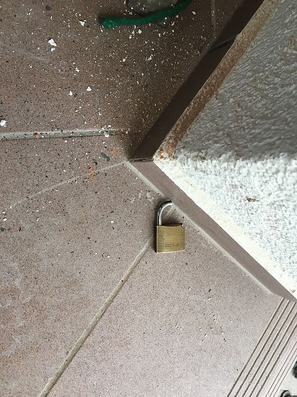 Eingebrochen und abmontiert