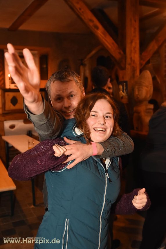 Kartoffelscheibenessen