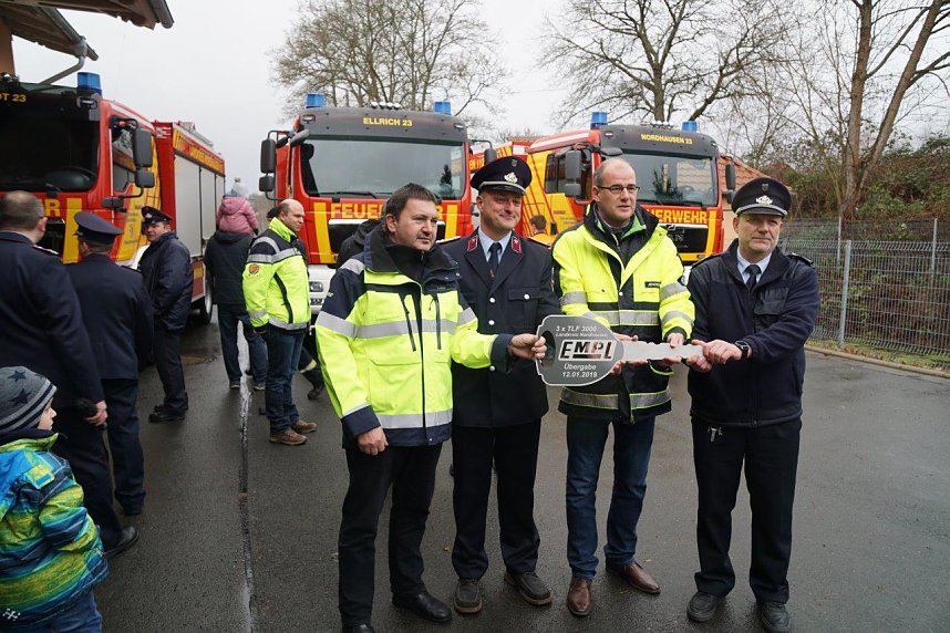 Fahrzeug&uuml;bergabe in Ellrich