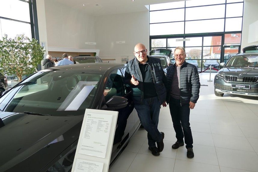 Sonnige Aussichten beim Skoda-Buffet