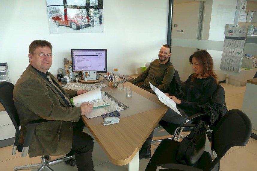 Sonnige Aussichten beim Skoda-Buffet