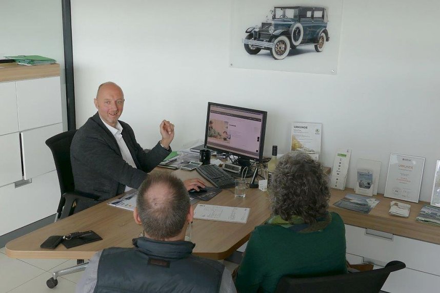 Sonnige Aussichten beim Skoda-Buffet