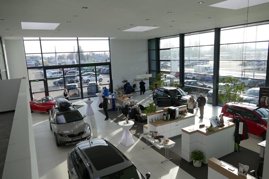 Sonnige Aussichten beim Skoda-Buffet