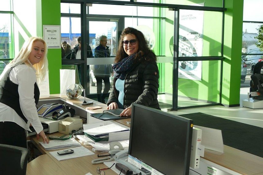 Sonnige Aussichten beim Skoda-Buffet