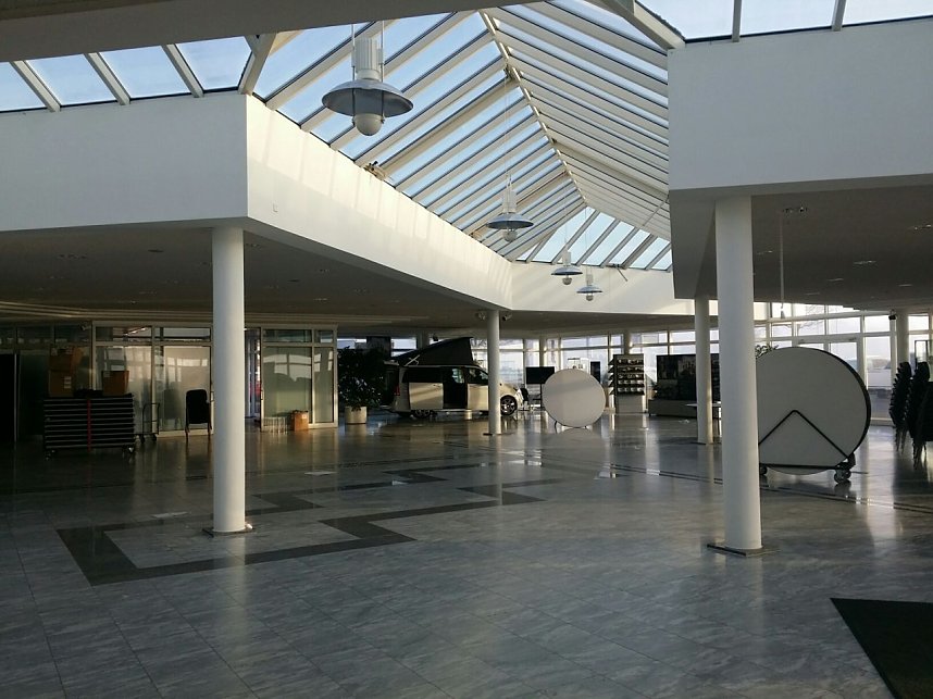 Und so sah es heute Vormittag aus