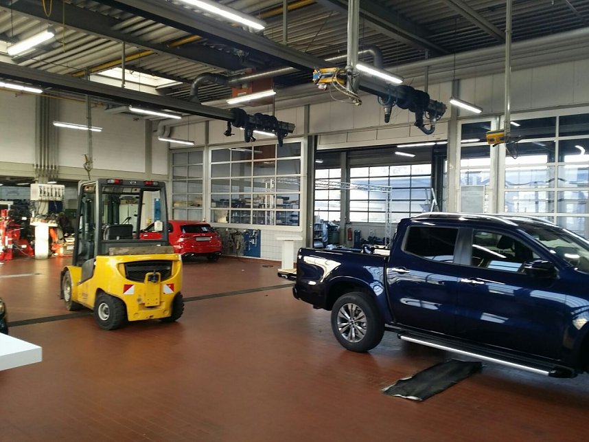 Und so sah es heute Vormittag aus