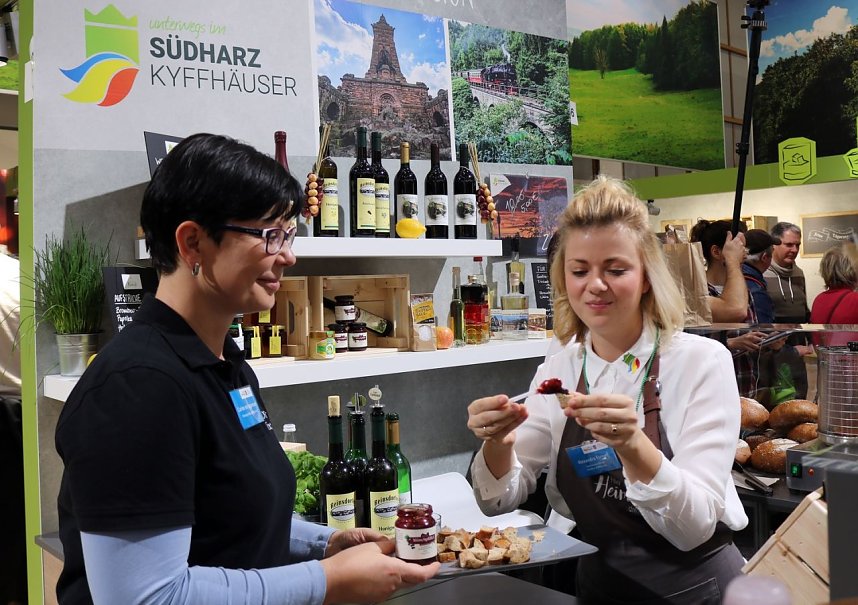 Hofladen des Tourismusverbandes S&uuml;dharz-Kyffh&auml;user auf der Gr&uuml;nen Woche