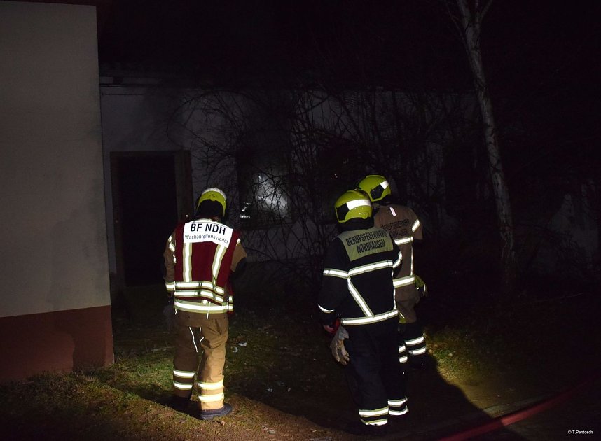 Schuppenbrand in der Bochumer Stra&szlig;e