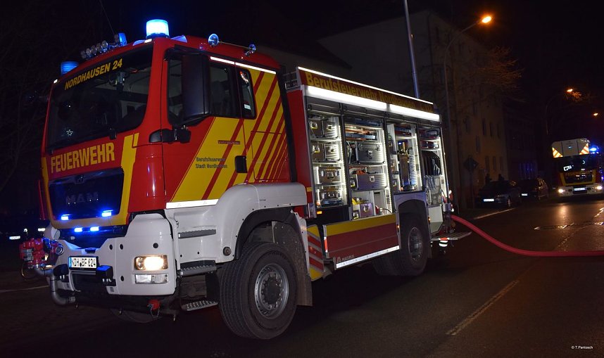 Schuppenbrand in der Bochumer Stra&szlig;e