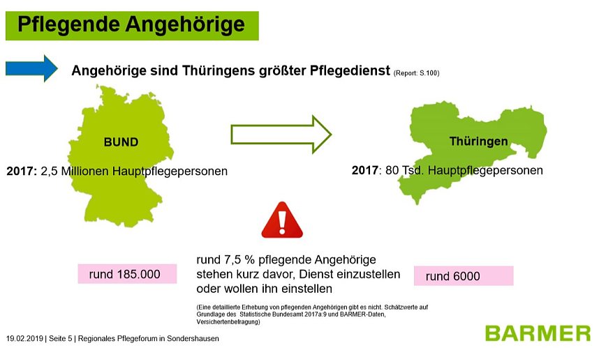 Diskussion zur Pflegesituation in Nordth&uuml;ringen.