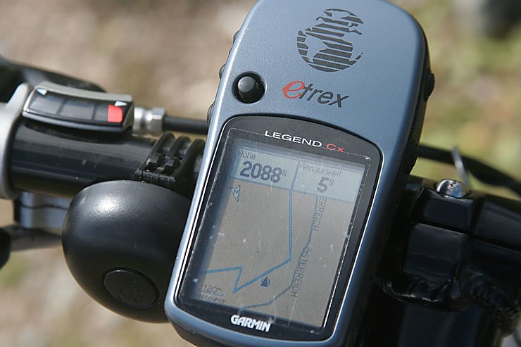 GPS wiess uns den Weg.