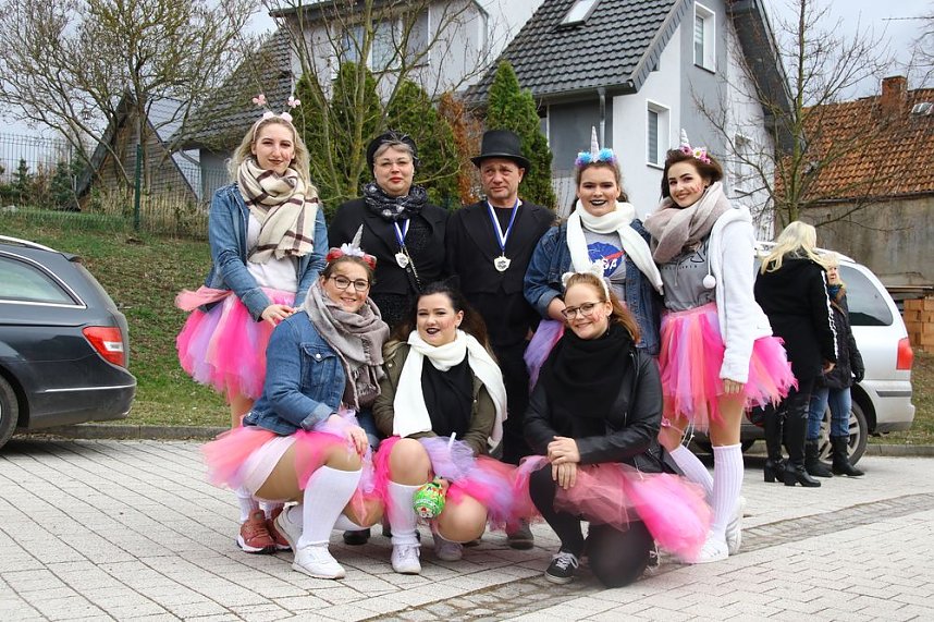 Festumzug zum 50. Jubil&auml;um in Wollersleben