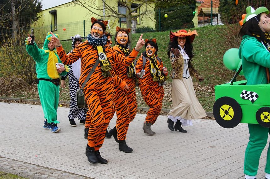 Festumzug zum 50. Jubil&auml;um in Wollersleben