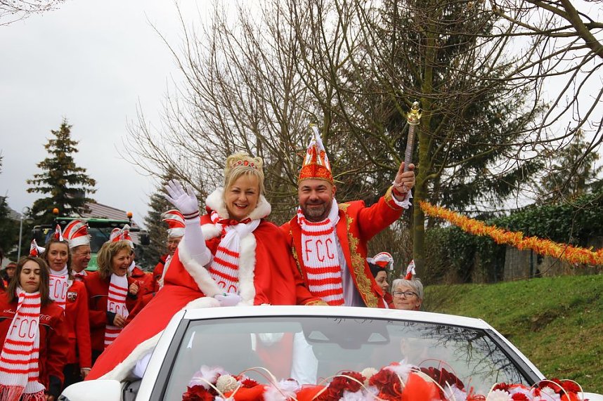 Festumzug zum 50. Jubil&auml;um in Wollersleben