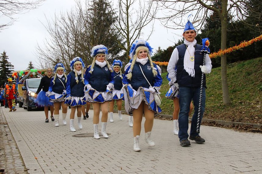 Festumzug zum 50. Jubil&auml;um in Wollersleben