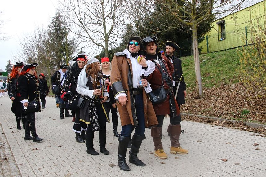 Festumzug zum 50. Jubil&auml;um in Wollersleben