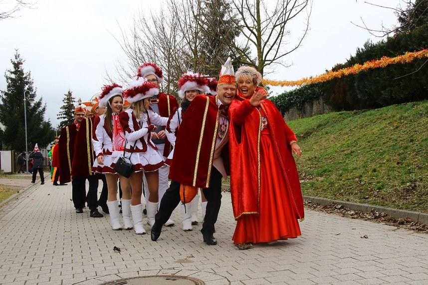 Festumzug zum 50. Jubil&auml;um in Wollersleben