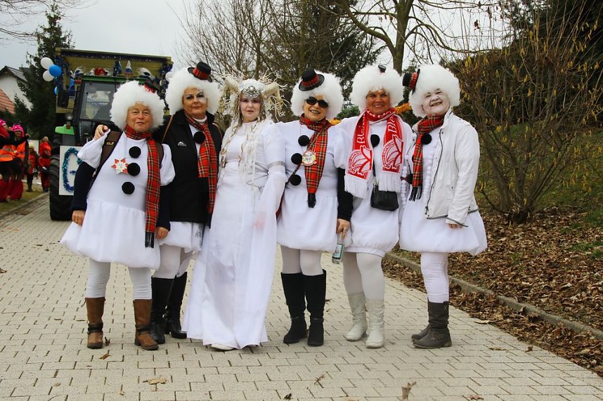 Festumzug zum 50. Jubil&auml;um in Wollersleben