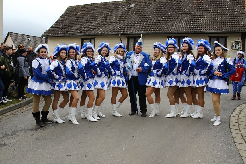 Festumzug zum 50. Jubil&auml;um in Wollersleben