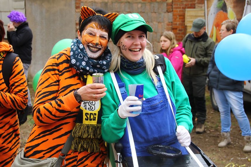 Festumzug zum 50. Jubil&auml;um in Wollersleben