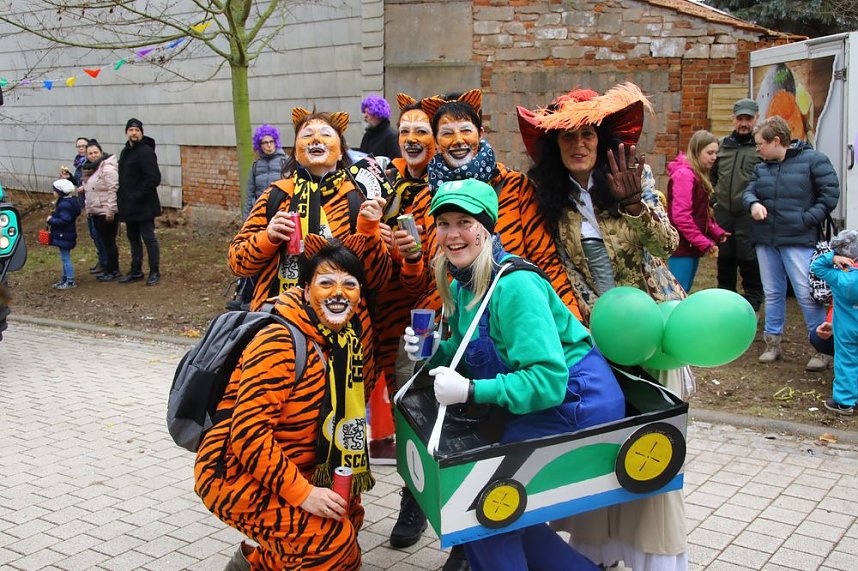 Festumzug zum 50. Jubil&auml;um in Wollersleben