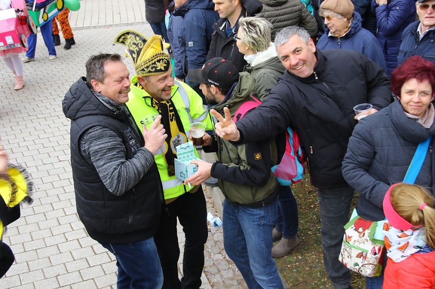 Festumzug zum 50. Jubil&auml;um in Wollersleben