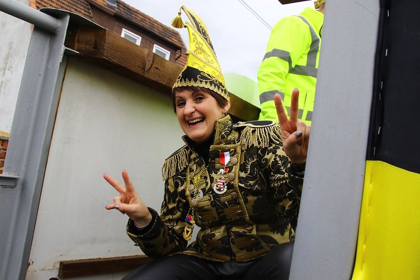 Festumzug zum 50. Jubil&auml;um in Wollersleben