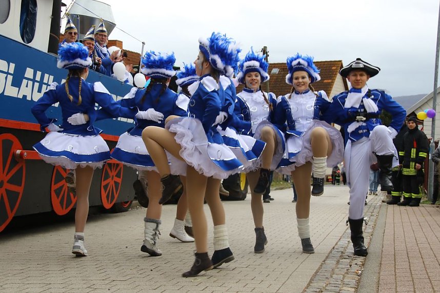Festumzug zum 50. Jubil&auml;um in Wollersleben