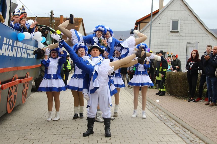 Festumzug zum 50. Jubil&auml;um in Wollersleben