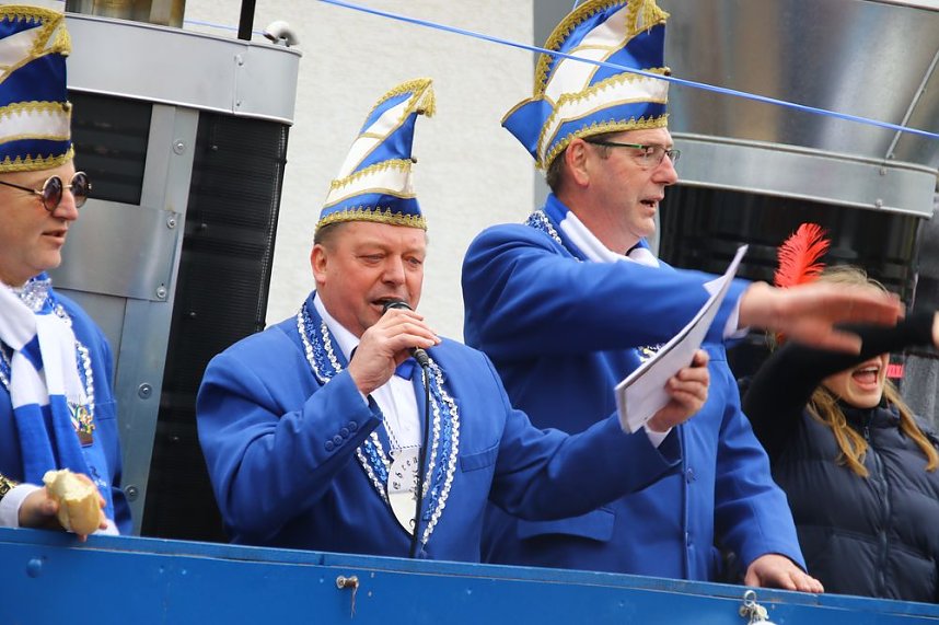 Festumzug zum 50. Jubil&auml;um in Wollersleben