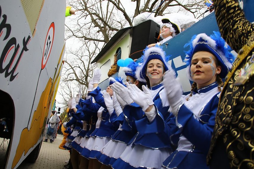 Festumzug zum 50. Jubil&auml;um in Wollersleben