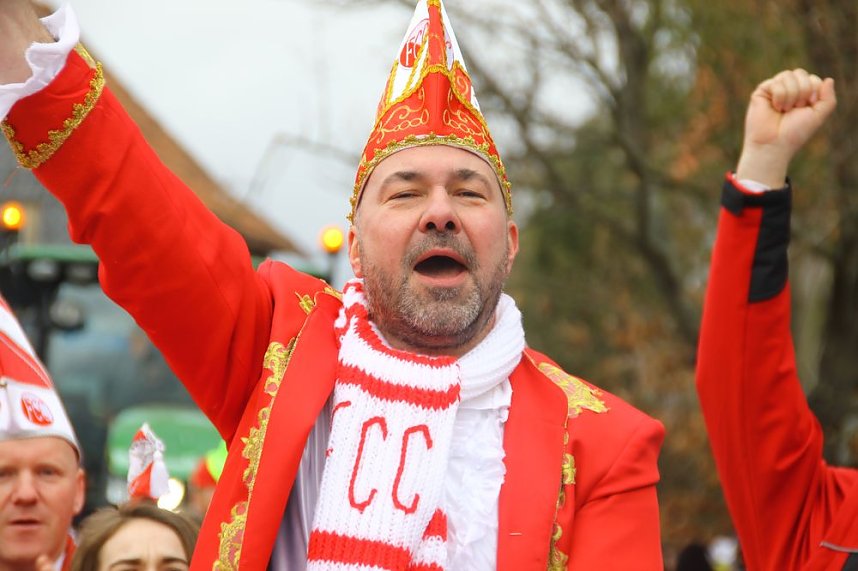 Festumzug zum 50. Jubil&auml;um in Wollersleben