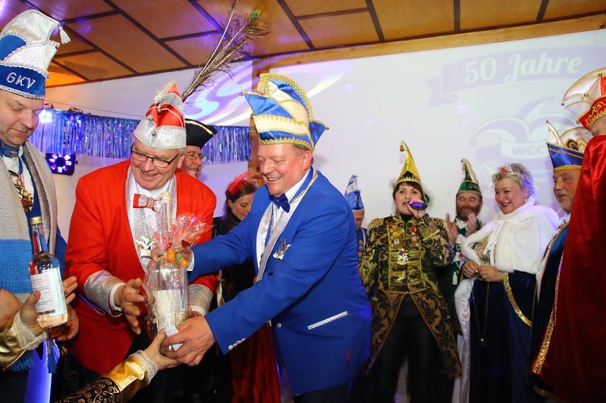 Festumzug zum 50. Jubil&auml;um in Wollersleben