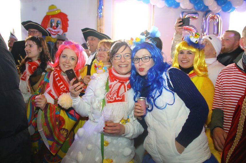 Festumzug zum 50. Jubil&auml;um in Wollersleben