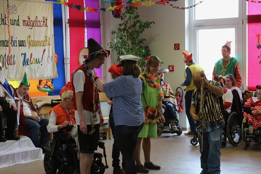 Rosenmontag bei der Nordth&uuml;ringer Lebenshilfe