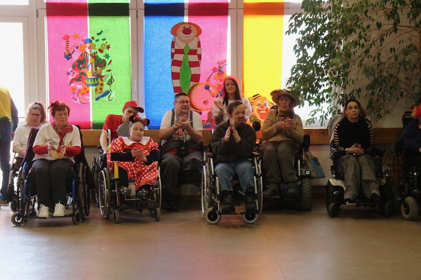 Rosenmontag bei der Nordth&uuml;ringer Lebenshilfe