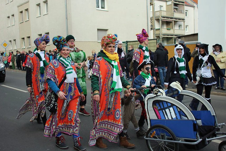 Der Rosenmontagsumzug in Sondershausen (1)