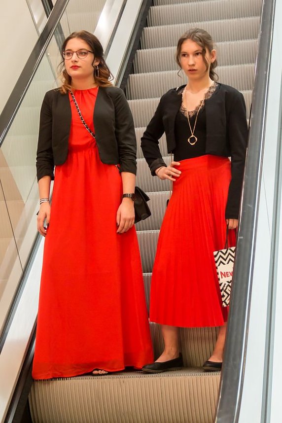 Jugendweihe-Look im der Marktpassage