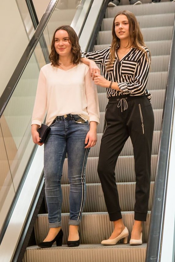 Jugendweihe-Look im der Marktpassage