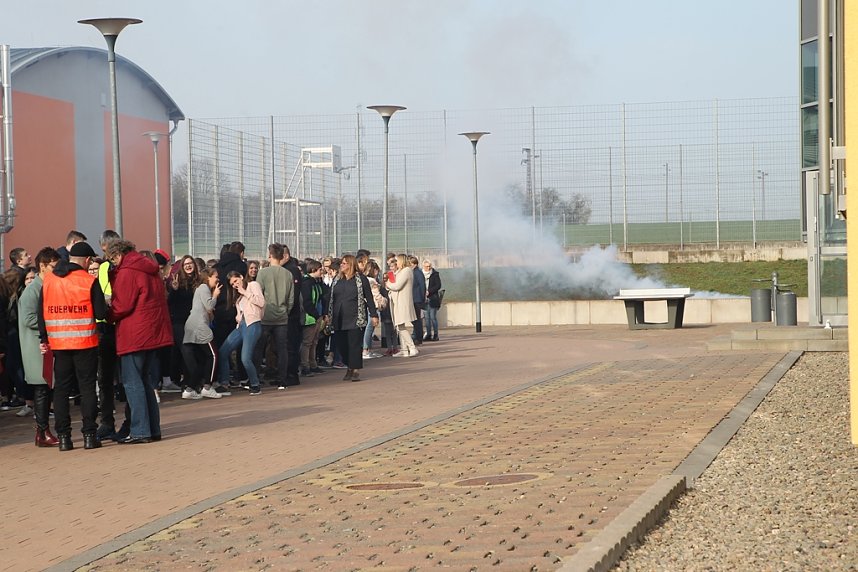 Ernstfall in der Regelschule Hainleite ge&uuml;bt