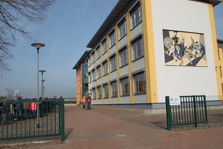 Ernstfall in der Regelschule Hainleite ge&uuml;bt